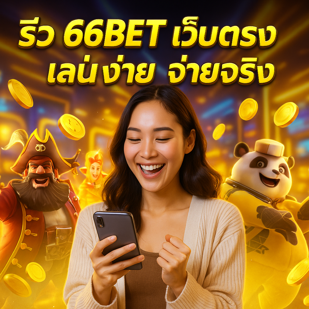 รีวิว 66BET เว็บตรง เล่นง่าย จ่ายจริง