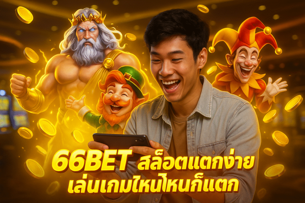 66BET สล็อตแตกง่าย เล่นเกมไหนก็แตก