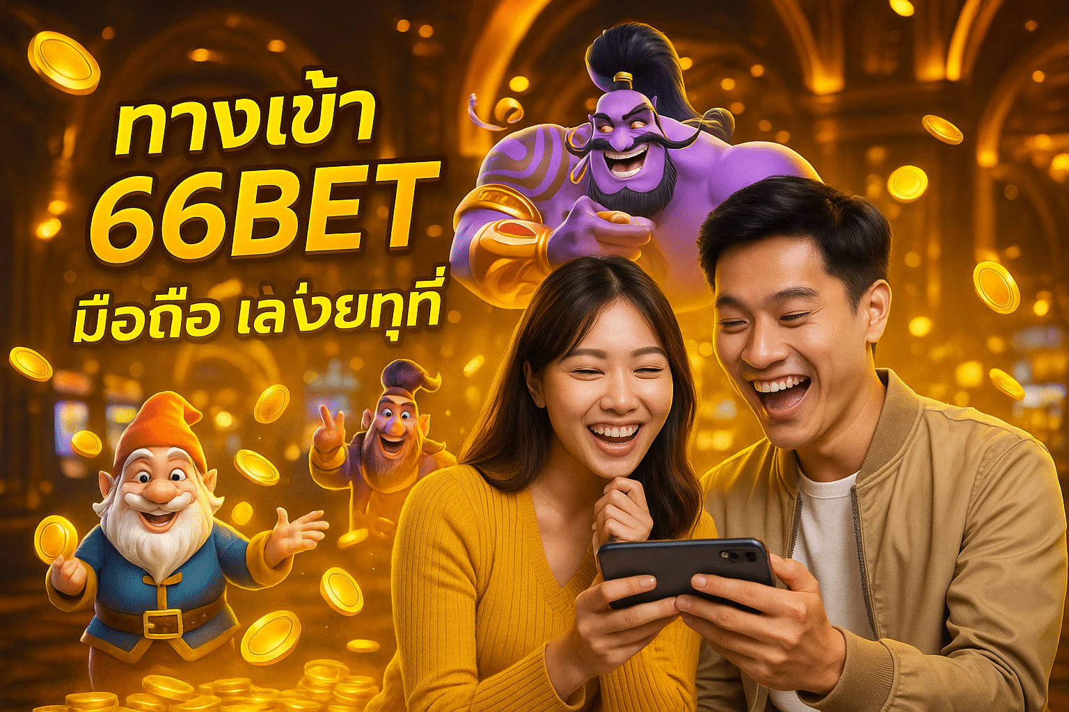 ทางเข้า 66BET มือถือ เล่นง่ายทุกที่
