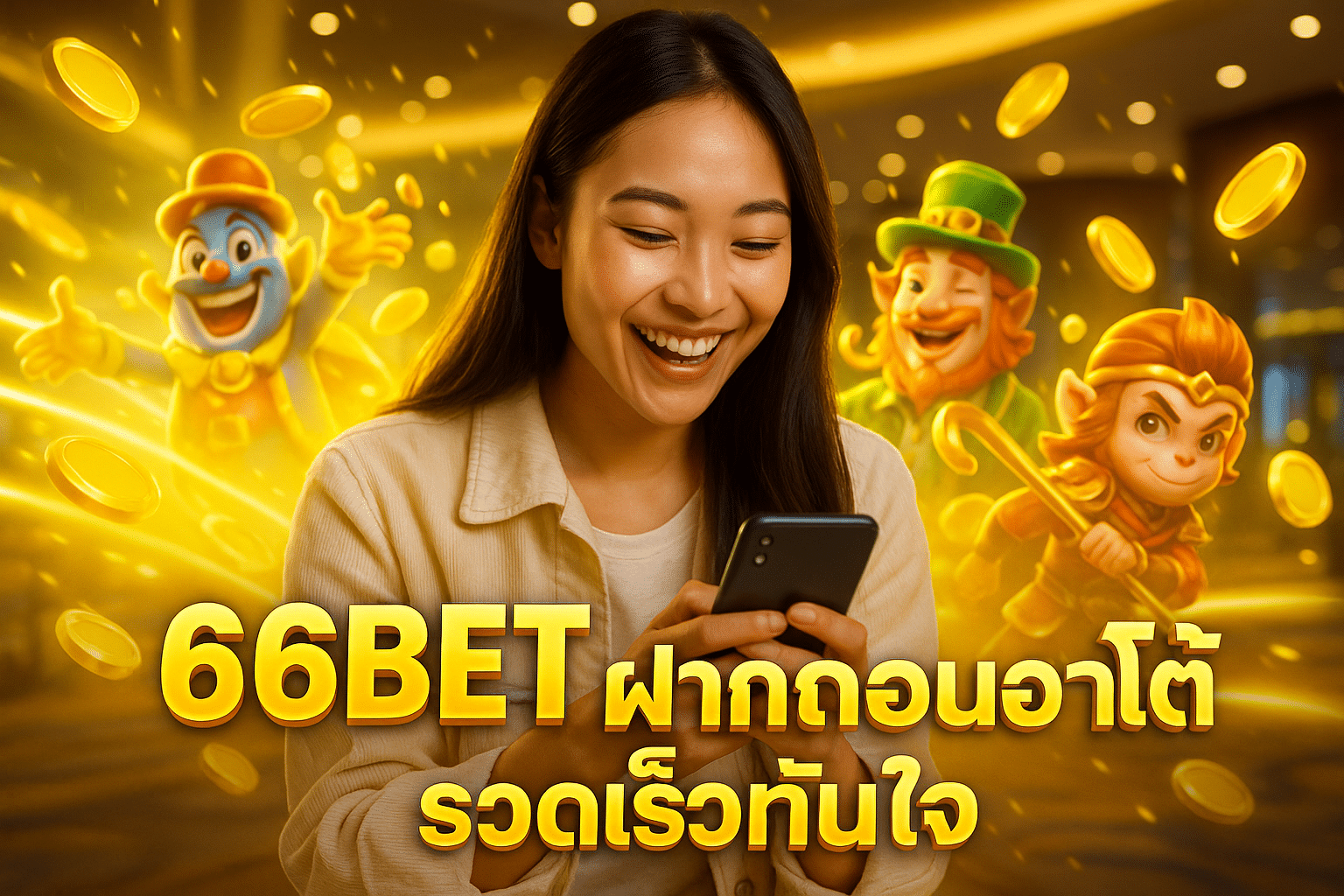 66BET ฝากถอนออโต้ รวดเร็วทันใจ